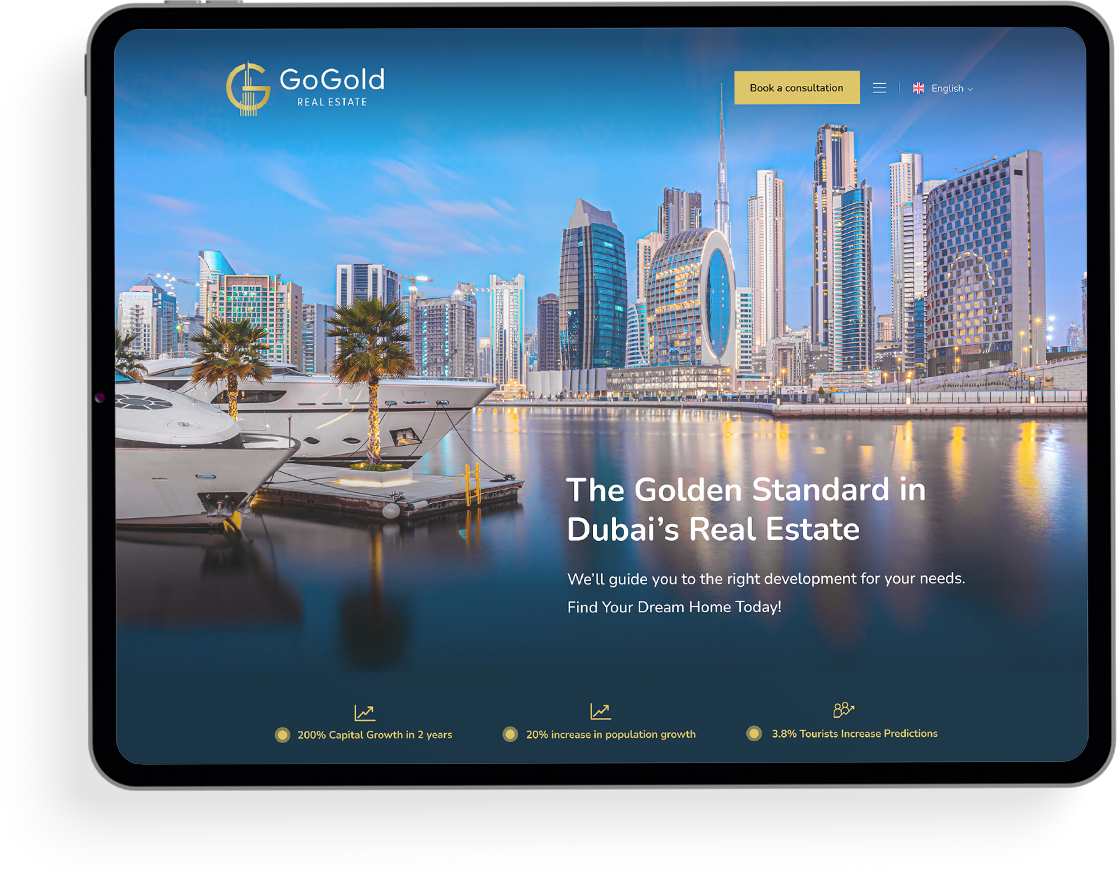 Updated website after the redesign